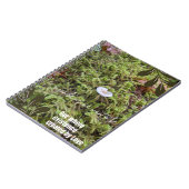 Carnet Champignon Belknap avec citation (Côté gauche)