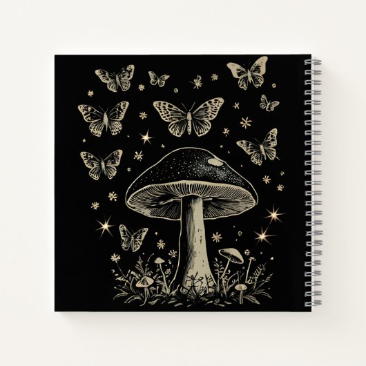 Carnet champignon papillon (Dos)