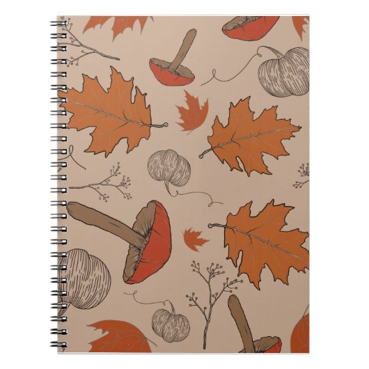 Carnet Champignons d'automne (Devant)