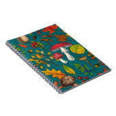 Carnet Champignons d'automne, feuilles, noix et baies sur (Côté Droit)