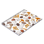 Carnet Champignons dessinés à la main : arrière - plan al (Côté gauche)