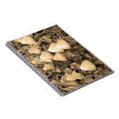 Carnet Champignons en sépia (Côté Droit)