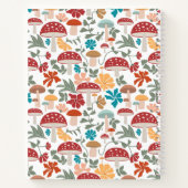 Carnet Champignons & Floral Mid Century Moderne Monogramm (Dos)