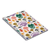 Carnet Champignons forestiers. Motif, texture, sac (Côté Droit)