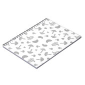 Carnet Champignons gris (Côté gauche)