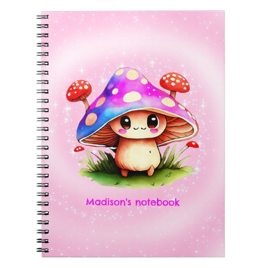 Carnet Champignons mignons (Devant)