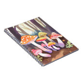 Carnet Champignons Mignons | Forêt Aquarelle (Côté Droit)