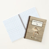 Carnet Champignons Parasol dessinés à la main Comp person (Intérieur)