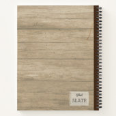 Carnet Champignons Parasol dessinés à la main Comp person (Dos)