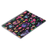 Carnet Champignons psychédéliques Motif des couleurs arc- (Côté gauche)
