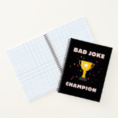 Carnet Champion de mauvaise blague (Intérieur)