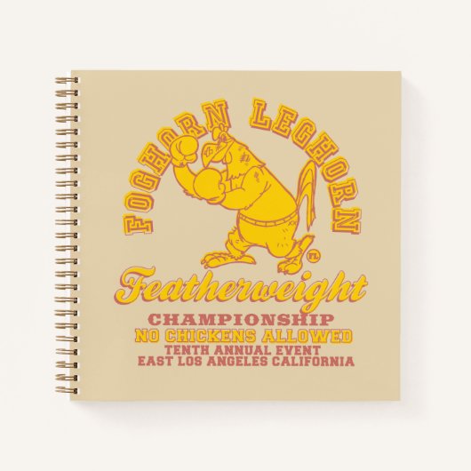Carnet Championnat Foghorn Leghorn Featherweight (Devant)