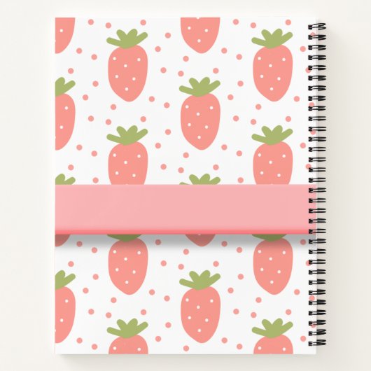 Carnet Champs de fraises (Dos)