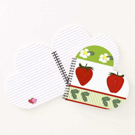 Carnet Champs de fraises - Décor de cuisine (Intérieur)