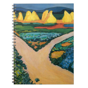 Carnet Champs de légumes par August Macke, Beaux-arts vin