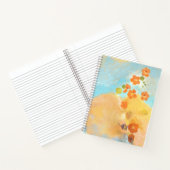 Carnet Champs de Poppies Orange Cute California (Intérieur)