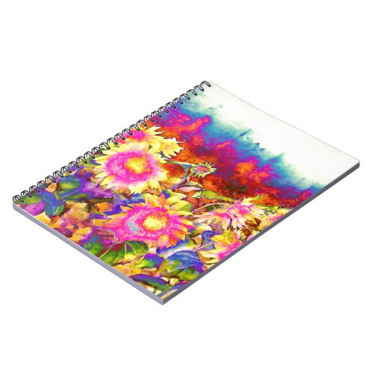 Carnet Champs de tournesol (Côté gauche)