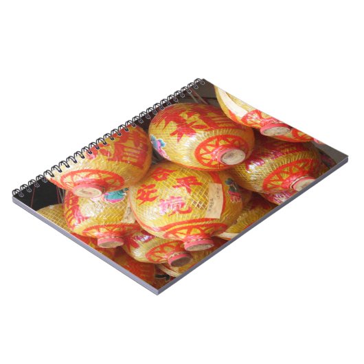 Carnet Chanceux Lanternes en papier chinois (Côté gauche)
