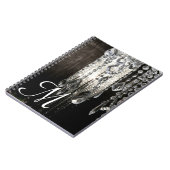 Carnet Chandelier en cristal Chic Monogramme Note initial (Côté gauche)