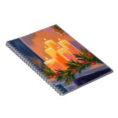 Carnet Chandelles de cheminée de Noël Guirlande (Côté Droit)
