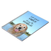 Carnet Changement de golden retriever le monde (Côté gauche)