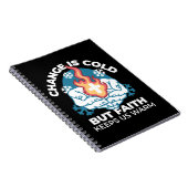 Carnet Changement du froid, Feu de foi - Chrétien motivat (Côté Droit)