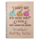 Carnet Changer de nom Je n'achèterai pas plus de fils Pui (Devant)