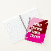 Carnet Changez d'avis, changez de vie (POURPRE) (Intérieur)