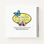 Carnet Chanson dans votre coeur Oiseau personnalisé Noteb (Dos)