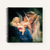 Carnet Chant d'anges avec la prière de la mère (Devant)