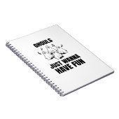 Carnet Chant de dessin - "Les Gouls veulent juste s'amuse (Côté Droit)