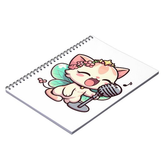 Carnet Chant fée mignonne (Côté gauche)