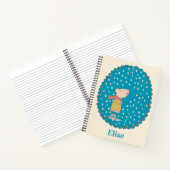 Carnet Chant mignon souris chante Noël chansons personnal (Intérieur)