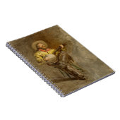 Carnet Chanter Espagnol Cowboy à Banjo jouer à la chanson (Côté Droit)