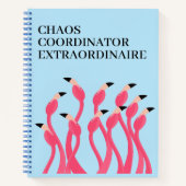 Carnet Chaos Coordinator Extraordinaire Funny Teacher's (Devant)