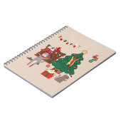 Carnet Chaos de chats de Noël (Côté gauche)