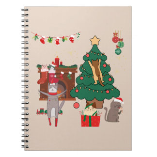 Carnet Chaos de chats de Noël