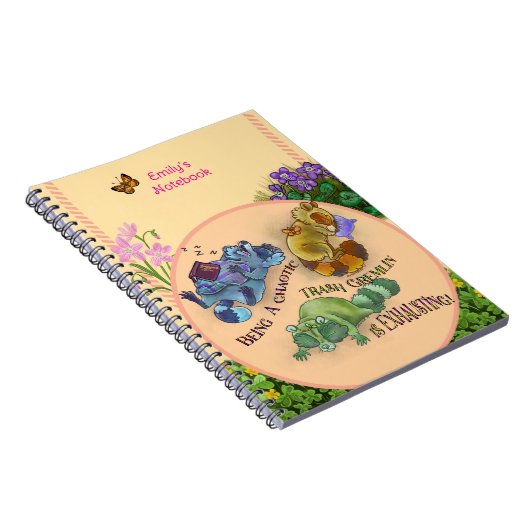 Carnet Chaotic Trash Gremlin, ratons laveurs endormis (Côté Droit)