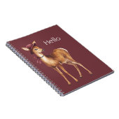 Carnet Chapeau Bourgogne Cerf (Côté Droit)