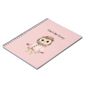 Carnet Chapeau de chouette Pull rose Doux & Chaud (Côté gauche)