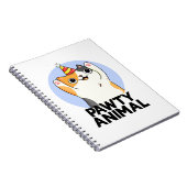 Carnet Chapeau de fête drôle d'animal de Pawty Chat Pun (Côté Droit)