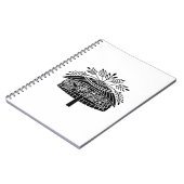 Carnet Chapeau de fleurs (Côté gauche)