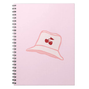 Carnet Chapeau Seau Bébé Dessin Animé Rose Cerise Coquett