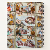 Carnet Chapelle Sixtine Michelangelo - Vatican, Rome, Ita (Dos)