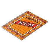 Carnet Chapins Pure Old Rum Étiquette multi-impression (Côté gauche)
