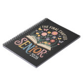 Carnet Chapitre Final Fleur de graduation senior 2026 (Côté gauche)