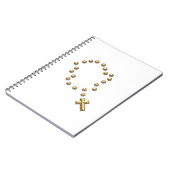 Carnet Chaplet ou Rosaire "3D" d'or (Côté gauche)