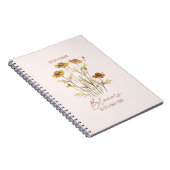 Carnet Chaque fleur fleurit dans son propre temps -Floral (Côté Droit)