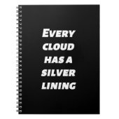 Carnet Chaque nuage a un côté positif (Devant)