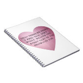 CARNET CHAQUE PARTIE DE VOUS APPARTIENT À VOUS (Côté Droit)